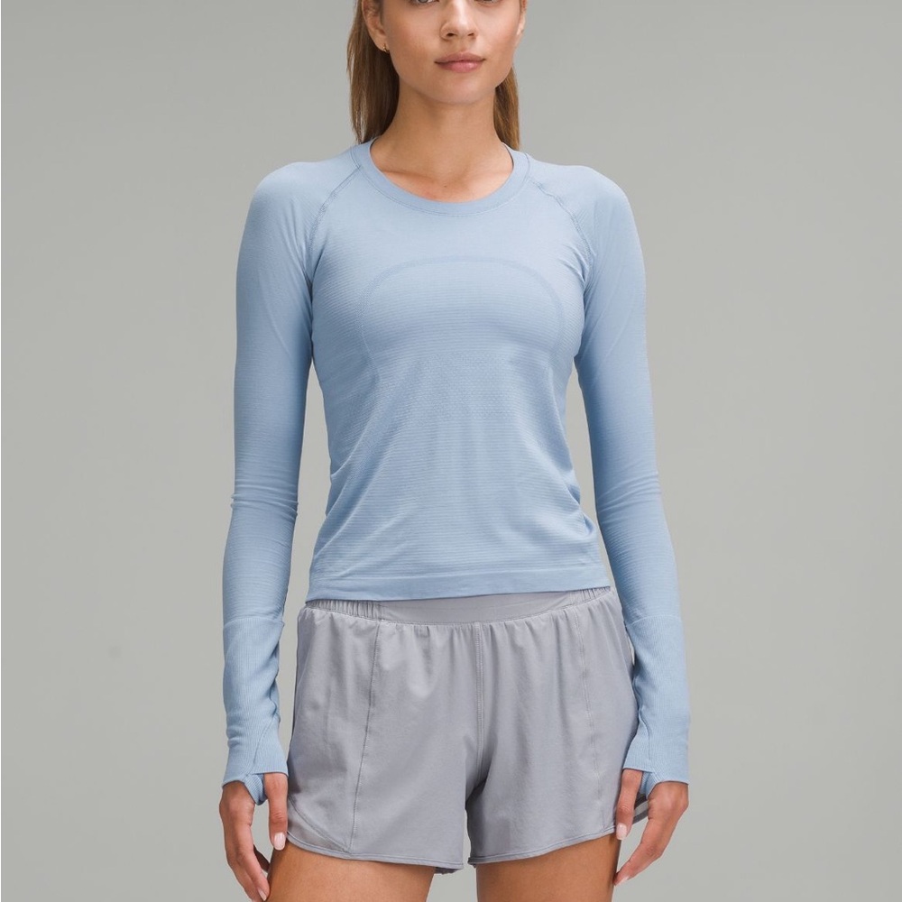 Lululemon swiftly tech long sleeve 2.0 waist length size 6